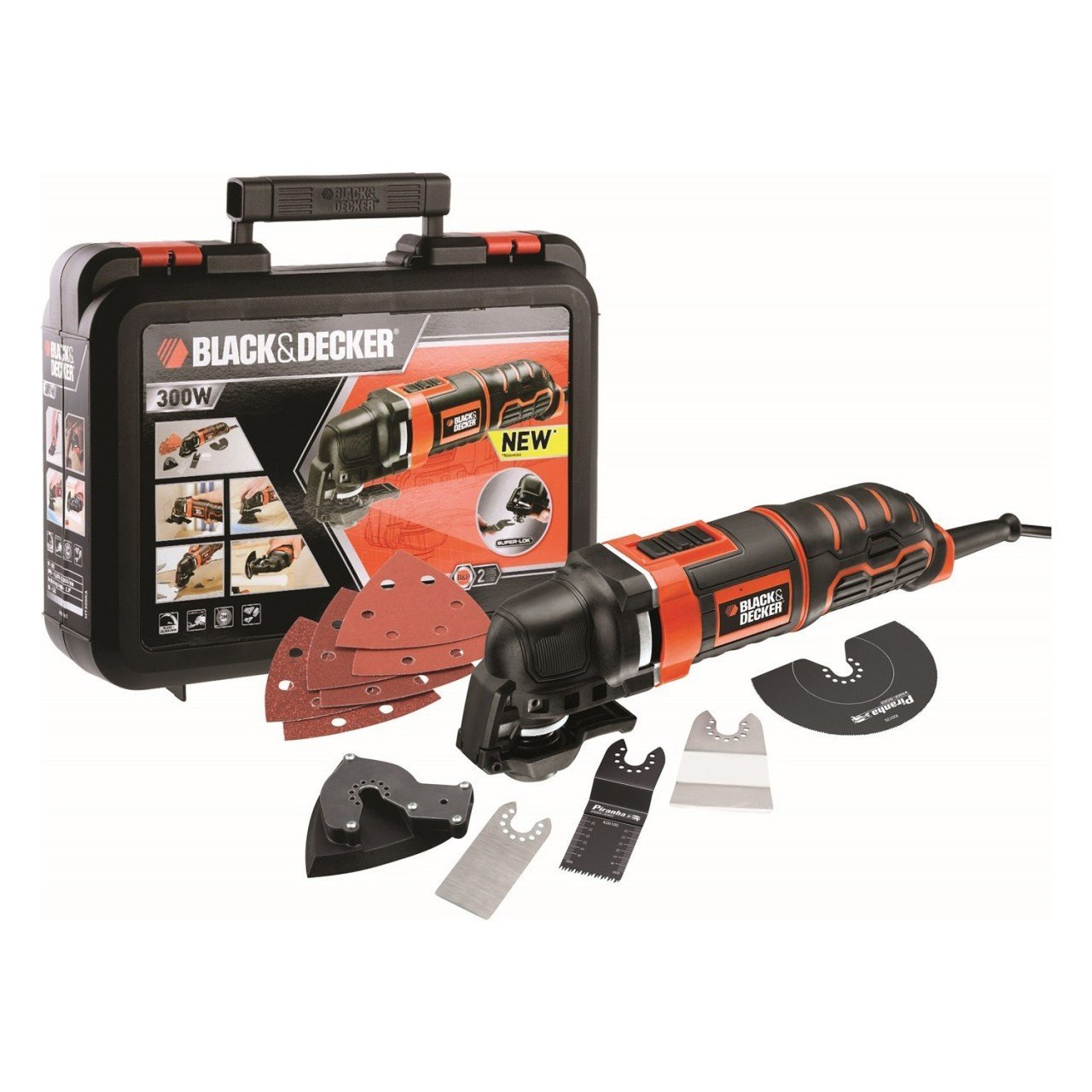 Black&Decker MT300KA-QS 300W Çok Amaçlı Alet (Raspalama, Kesme, Zımparalama)