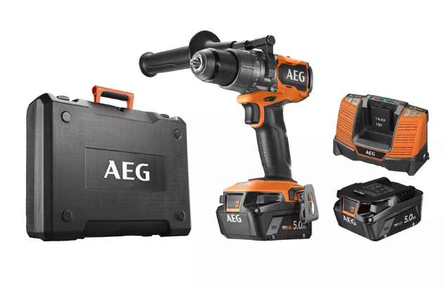 Aeg BSB18C3BL-502C 18V 5AH Kömürsüz Darbeli Matkap Vidalama