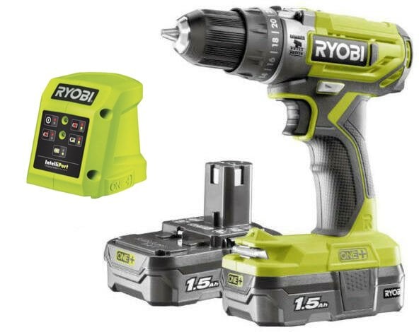 RYOBI R18PD2-215G 18V 1,5AH Akülü Darbeli Matkap