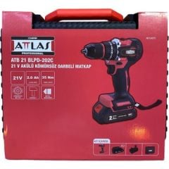 Attlas ATB 21 BLPD LI-ION 21V Akülü Kömürsüz Darbeli Matkap