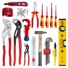 KNIPEX 002150S Modüler X18 Sıhhi Alet Sırt Çantası 17 Parça