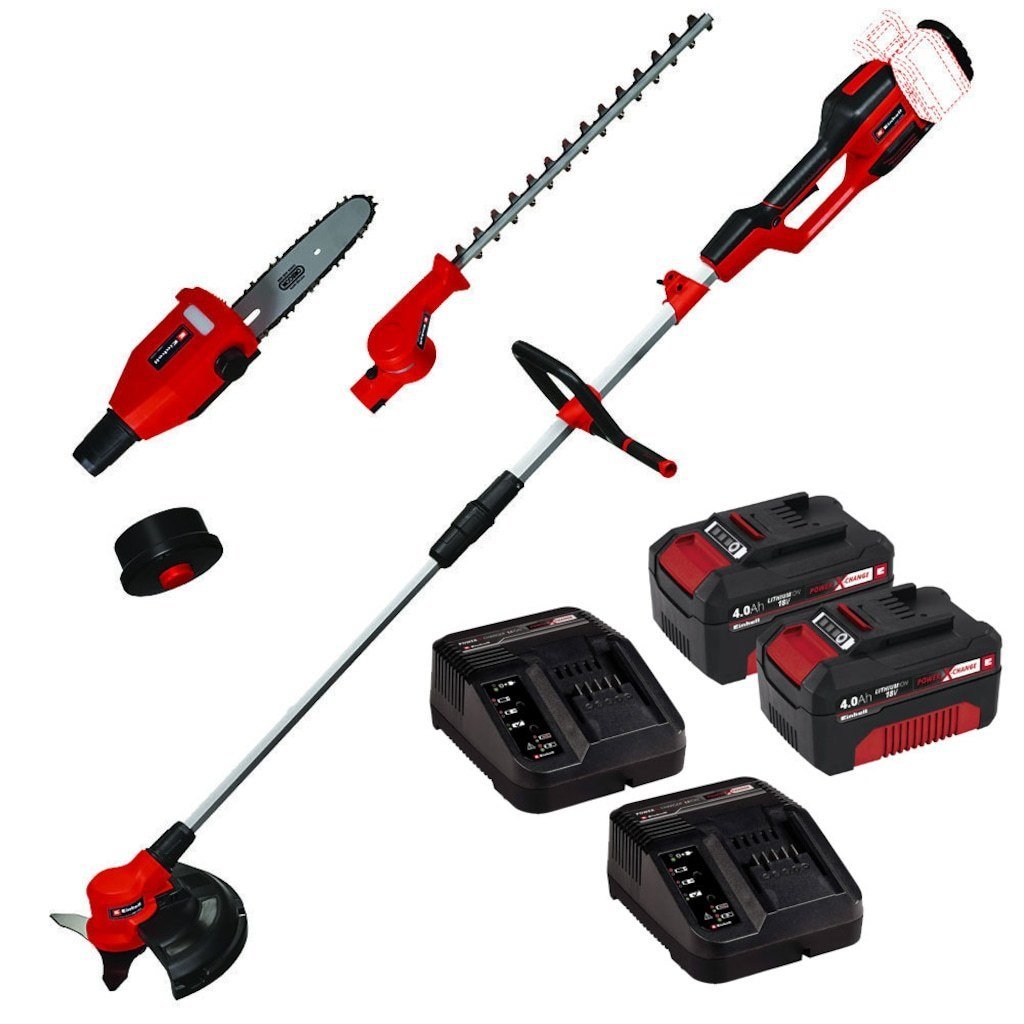 Einhell GE-LM 36/4IN1 Akülü Çok Fonksiyonlu Budama + Akü 2 Adet + Başlık 2 Adet