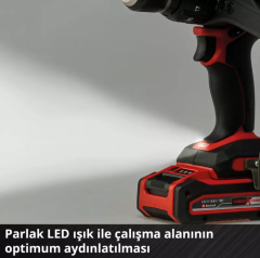Einhell TP-CD 18/120 Li-i BL - Solo Akülü Darbeli Vidalama (Akü Dahil Değildir) 4514310