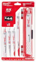 Milwaukee 10 Parça Kılıç Testere Yıkım Bıçak Seti