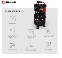 Einhell TE-AC 135/24 Silent Yağsız Sessiz Hava Kompresörü 4020610