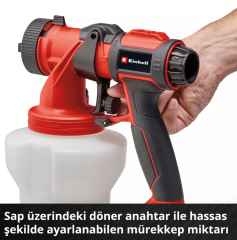 Einhell TE-SY 18/90 Li - Solo Akülü Sprey Boya Sistemi - 4260040