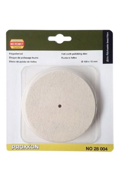 Proxxon 28004 PM100 Polisaj Makinesi için Keçe Cilalama Çarkı