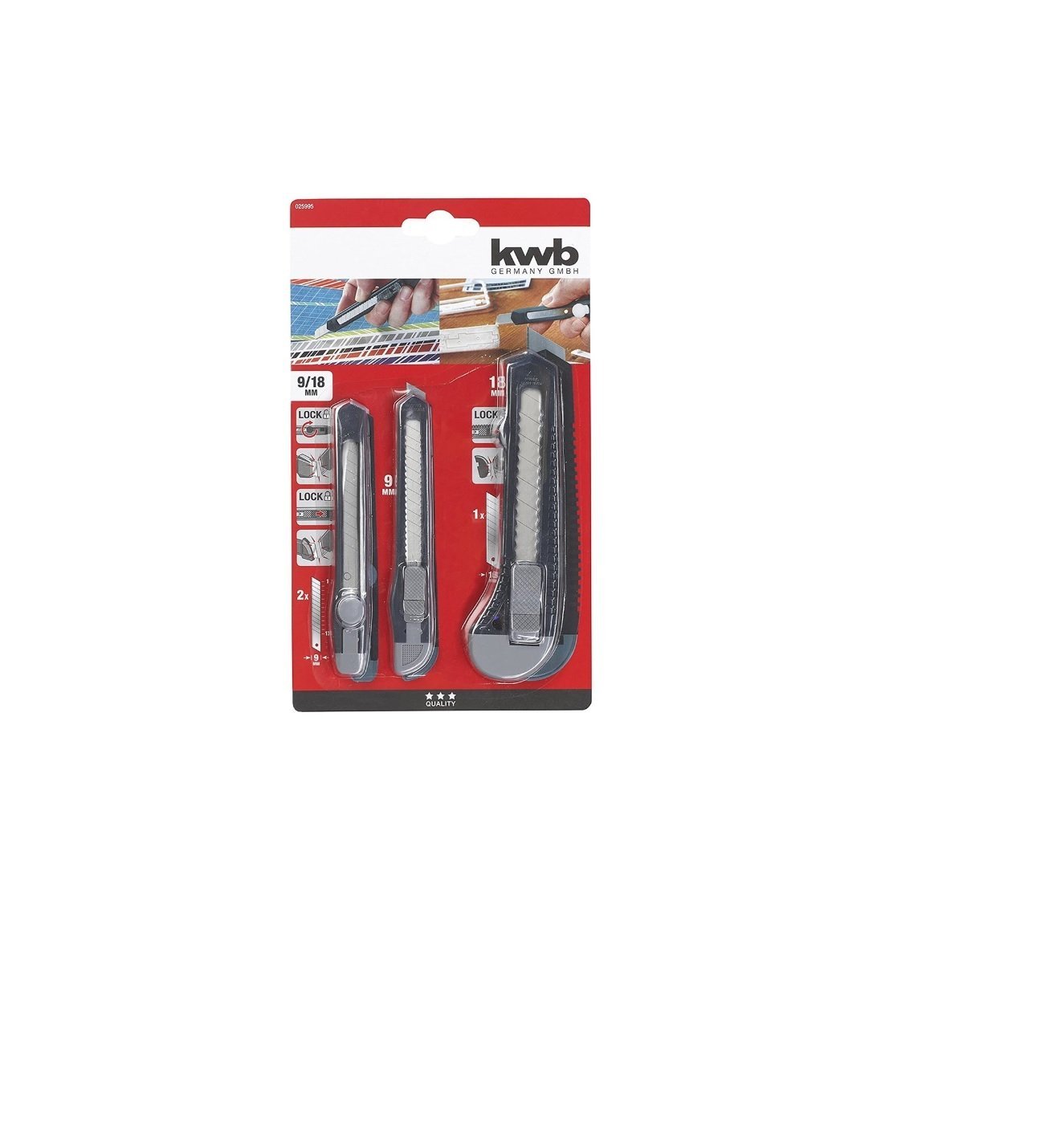 Kwb 3 Parça Maket Bıçağı Seti - 49025995