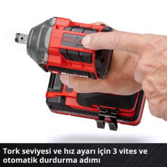 Einhell TP-CW 18/260-C Li BL - Solo, Kömürsüz Akülü Darbeli Somun Sıkma (Akü ve şarj cihazı dahil değildir) - 4510090