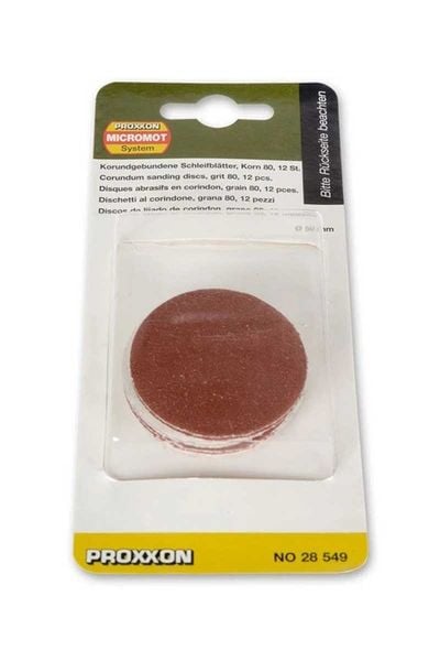 Proxxon 28549 LHW Matkap Taşlama için 80 kum Zımpara Diski