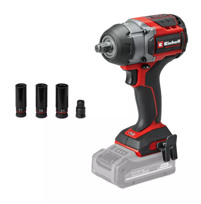 Einhell TP-CW 18/750-C Li BL Solo Kömürsüz Akülü Darbeli Somun Sıkma 4510065 (Akü ve Şarj Cihazı Dahil Değildir)