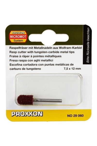 Proxxon 29060 LWS Matkap Taşlama için Tunsten Karbür Silindirik Törpü