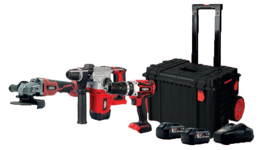 Attlas PRO-ATBL 3'LÜ Set 20V 5Ah Matkap + Kırıcı Delici + Taşlama + Taşıma Çantası