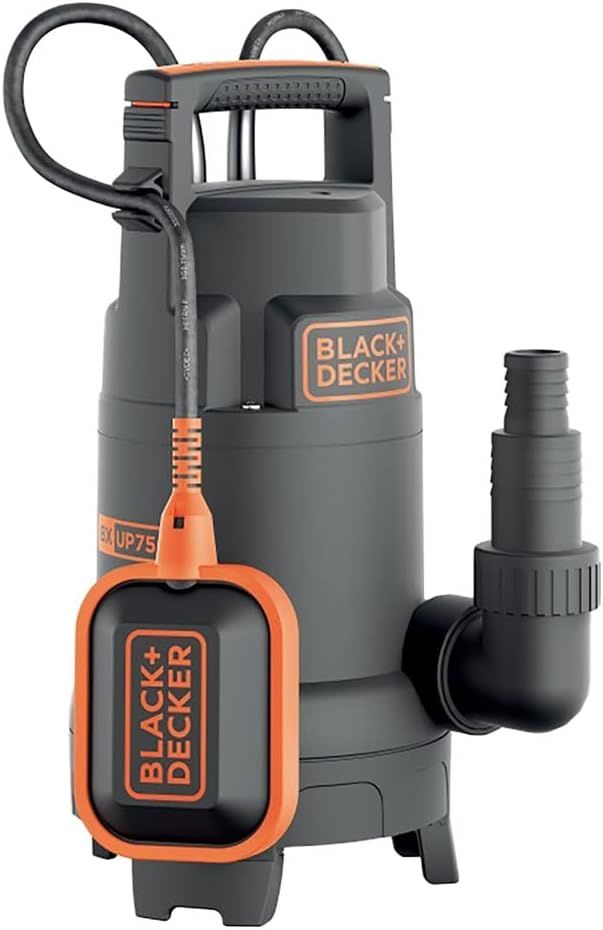 Black & Decker BXUP750PTE Temiz ve Kirli Su Dalgıç Pompa 750W