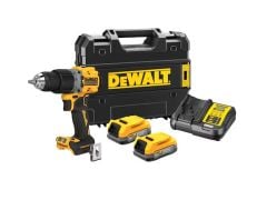 Dewalt DCD805E2T-QW 18V 1.7Ah Li-Ion Power Stack Çift Bataryalı Profesyonel Kömürsüz Matkap