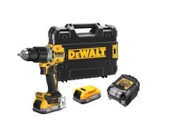 Dewalt DCD805E2T-QW 18V 1.7Ah Li-Ion Power Stack Çift Bataryalı Profesyonel Kömürsüz Matkap