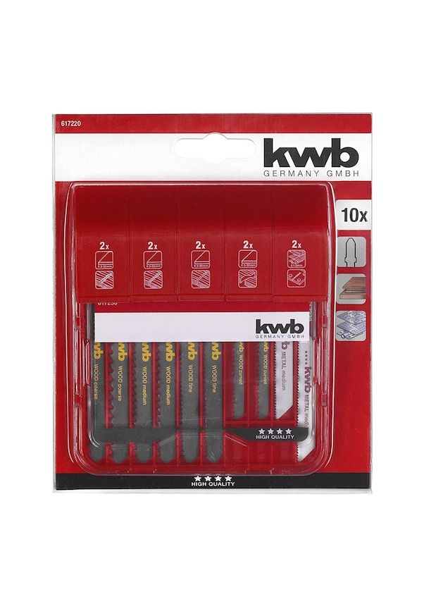 Kwb 49617220 Dekupaj Testere Seti 10 Parça