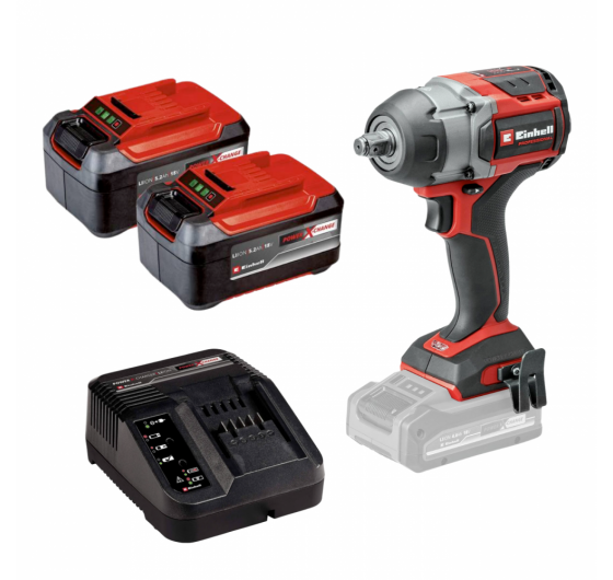 Einhell TP-CW 18/750-C Li BL PROFESSIONAL Akülü Somun Sıkma 2x5,2Ah Çift Akü