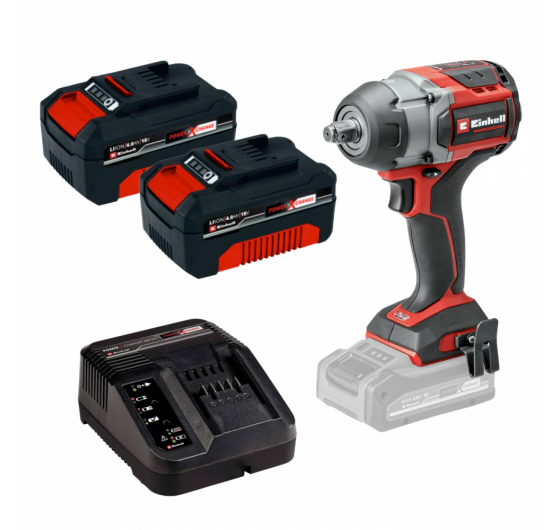 Einhell TP-CW 18/750-C Li BL PROFESSIONAL Akülü Somun Sıkma 2x4,0Ah Çift Akü