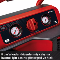 Einhell TE-AC 18/75 Li Of Solo Akülü Kompresör Akü Hariç 4020410