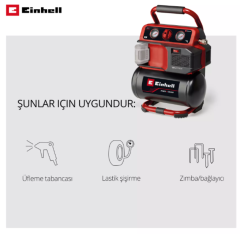 Einhell TE-AC 18/75 Li Of Solo Akülü Kompresör Akü Hariç 4020410