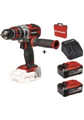 Einhell TE-CD 18 Li-i BL Akülü Darbeli Matkap Vidalama + 2 x 5.2 Ah Plus Starter Kit + Çanta