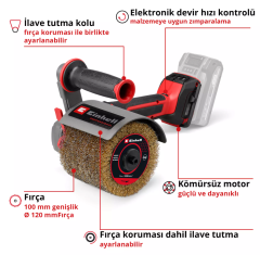 Einhell Tp-Br 18/32 Li Bl - Solo, Akülü Zımpara Rulosu (Akü ve Şarj Cihazı Dahil Değildir) - 4468000