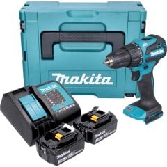 Makita DHP490SFJ  18V 3Ah Çift Akülü Darbeli Kömürsüz Matkap Vidalama