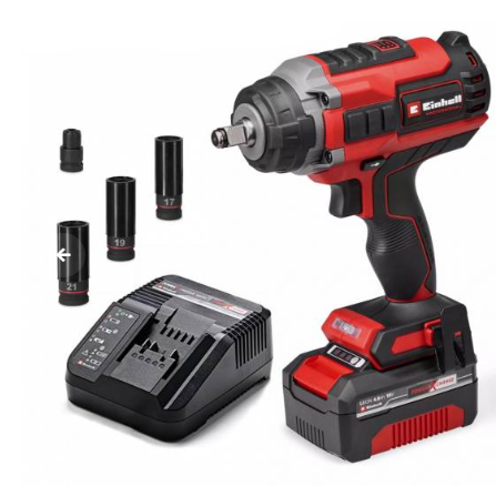 Einhell Impaxxo 18/450 Kömürsüz Akülü Somun Sıkma 4Ah Tek Akü