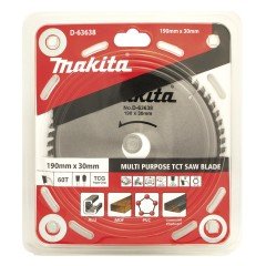 MAKİTA D-63638 MULTİ 190mm 60DİŞ TESTERE