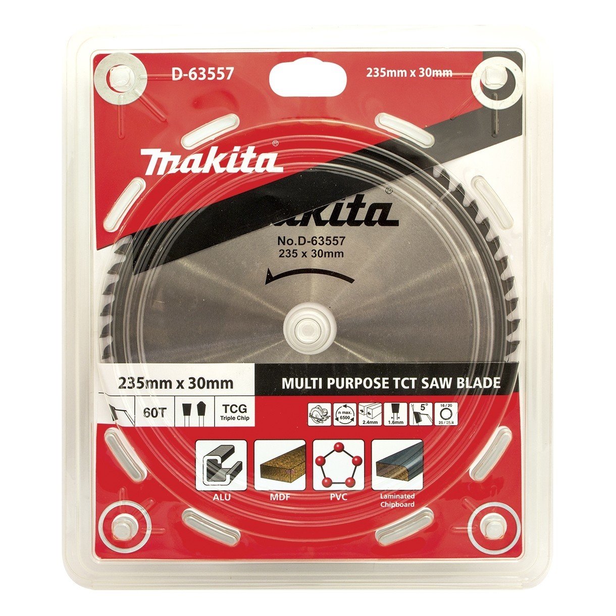 MAKITA D-63557 MULTİ 235mm 60DİŞ TESTERE
