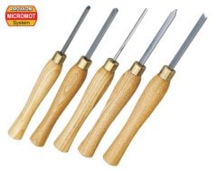 PROXXON 27023 HSS Ahşap Torna Oyma Bıçak Seti 5'li