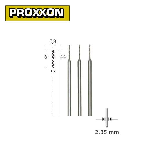 Proxxon 28852 HSS Matkap Ucu Seti 0.8 mm 3'lü