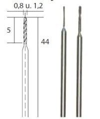 Proxxon 28255 Elmas Burgu Uç Seti 2'li