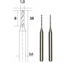 Proxxon 28324 Tungsten Karbürlü Matkap Ucu Seti 1 mm - 2'li