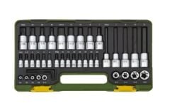 Proxxon 23290 1/4-1/2’’ Cırcır Kollu 42 Parçalı Torx ve Allen Lokma Uç Takımı