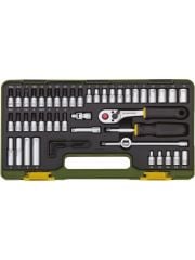 Proxxon 23280 1/4’’ Cırcır Kollu 50 Parçalı Lokma ve Bits Takımı