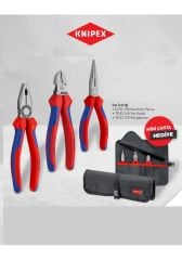 Knıpex 001956 SET Pense , Yan Keski , Kargaburun