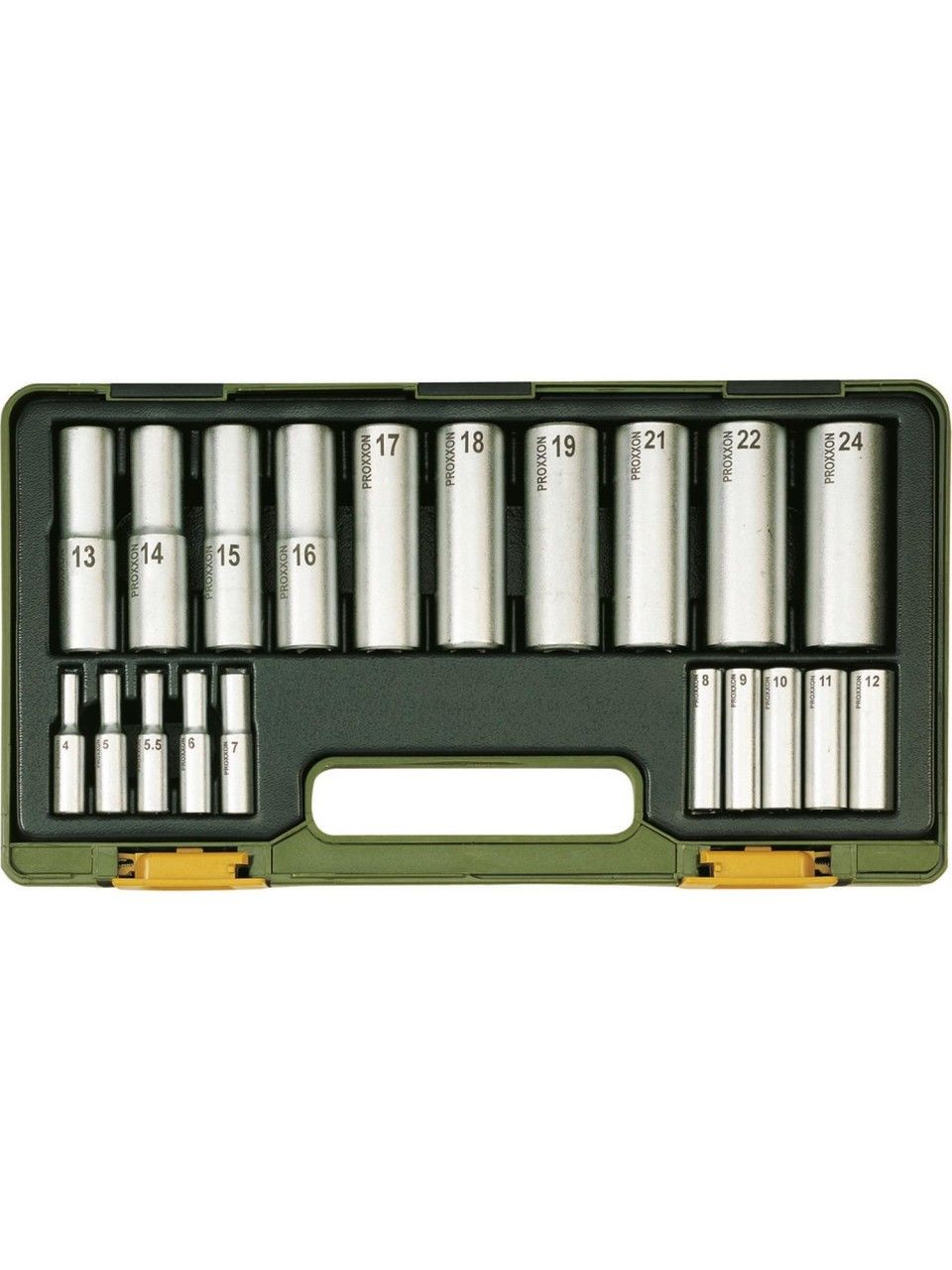 Proxxon 23292 1/4-1/2’’ 20 Parçalı Uzun Lokma Takımı