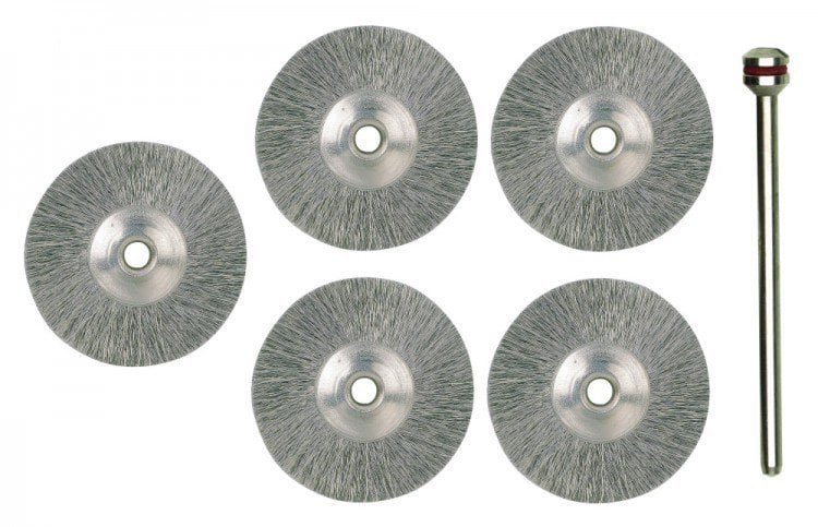 Proxxon 28956 Daire Disk Tel Fırça Seti 5'li