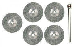 Proxxon 28956 Daire Disk Tel Fırça Seti 5'li