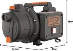 Black Decker BXGP600PE 600W Kendinen Emişli Bahçe Pompası