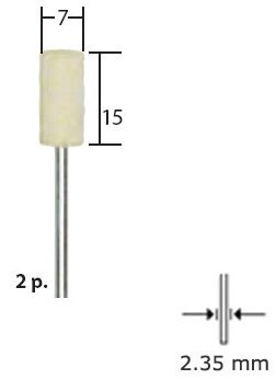 Proxxon 28802 Hassas Polisaj Disk 7 mm 2 Parça