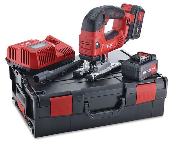 FLEX JS 18.0-EC/5.0 Set Akülü dekupaj testeresi 18,0 V