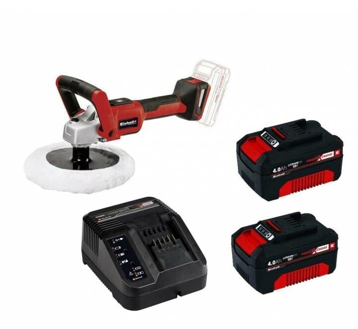 Einhell CE-CP 18/180 Li Akülü Polisaj Makinası 4 Ah Çift Akü