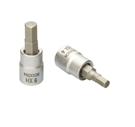 Proxxon 23744-6-3-5-7-9-51 1/4 inç Allen Uçlu Lokma Anahtar
