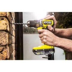 Ryobi RPD18C-220S 18V 2Ah Kömürsüz Çift Akülü Vidalama Matkap