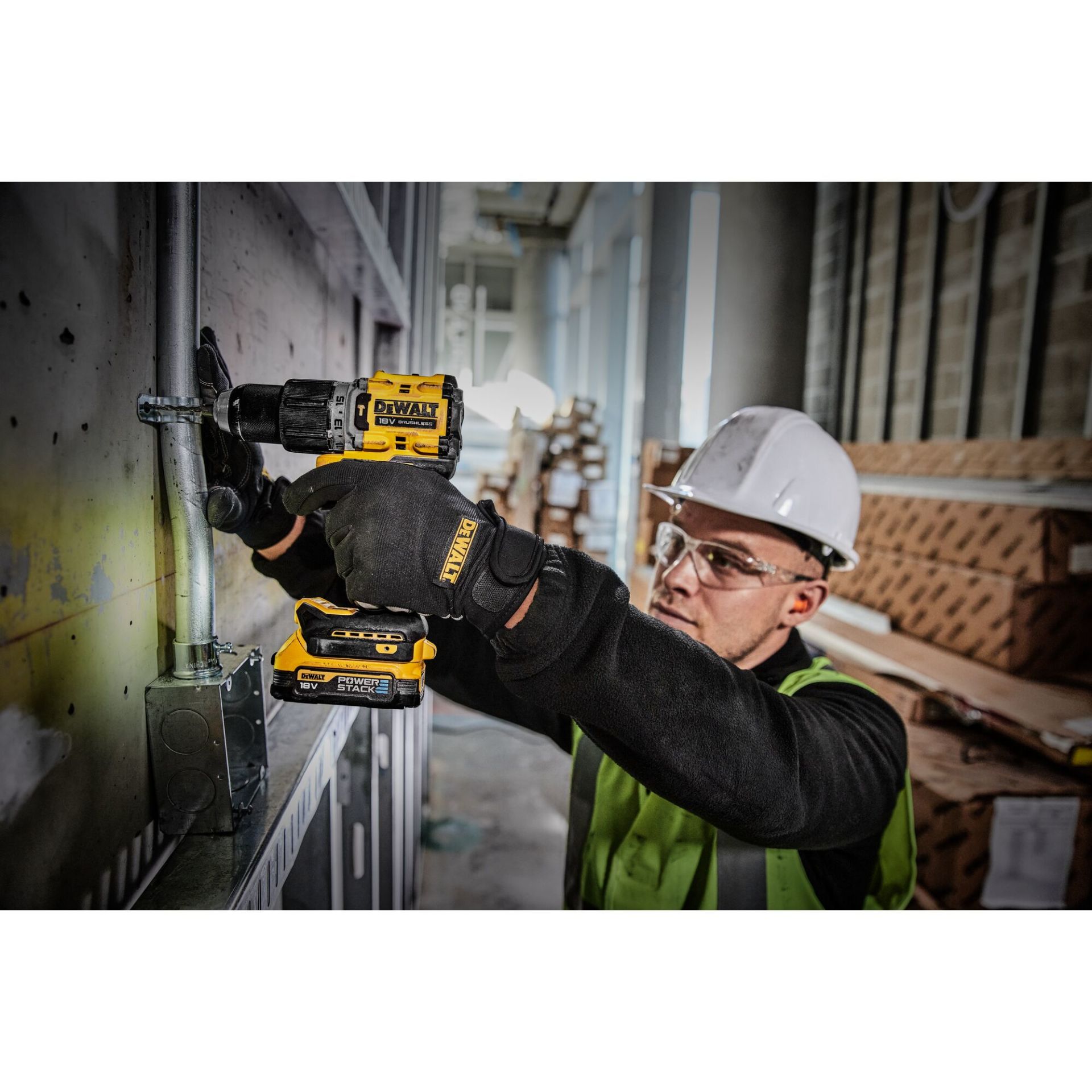 Dewalt DCD805E2T 18V 2AH Li-ion Power Stack Kömürsüz Çift Akülü Darbeli ...