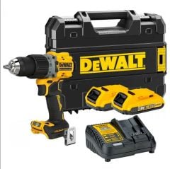Dewalt DCD805D2T 18V 2.0AH LI-ION Kömürsüz Çift Akülü Darbeli Matkap