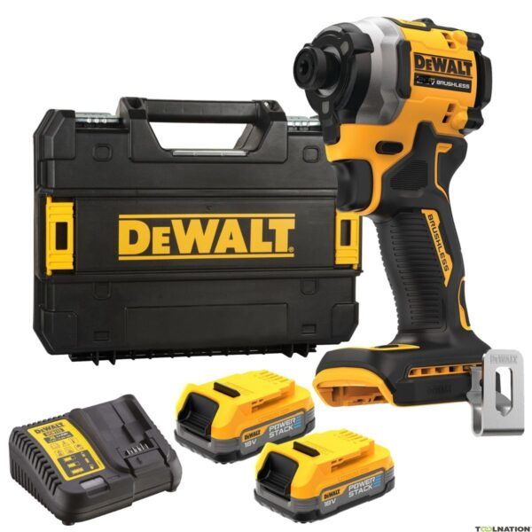 Dewalt DCF850E2T Kömürsüz Akülü Darbeli Tornavida